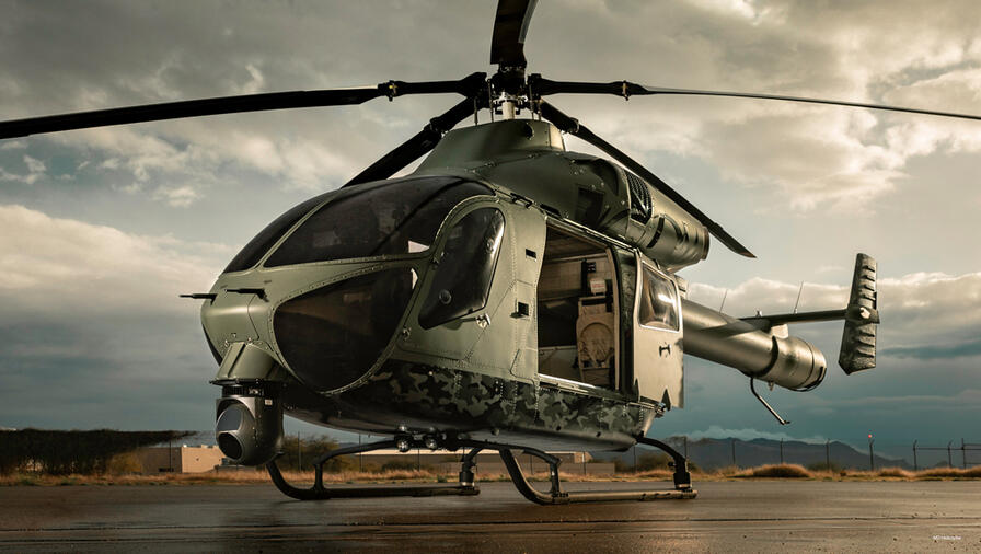 WESCAM MX-15D on MD-969 on tarmac