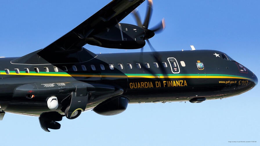WESCAM MX-20 on P-72B Guardia Di Finanza inflight