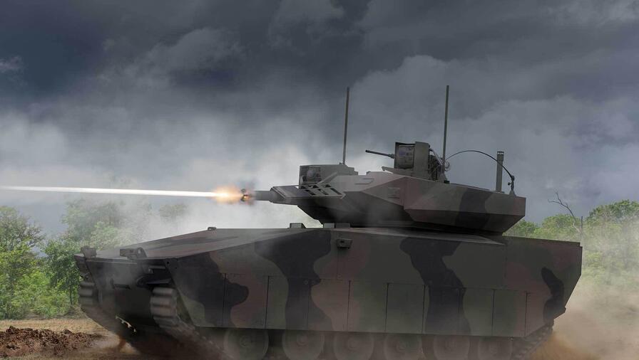 Rheinmetall XM30 | DISTRIBUTION STATEMENT A. Approved for public release (OPSEC-2026-225); distribution is unlimited