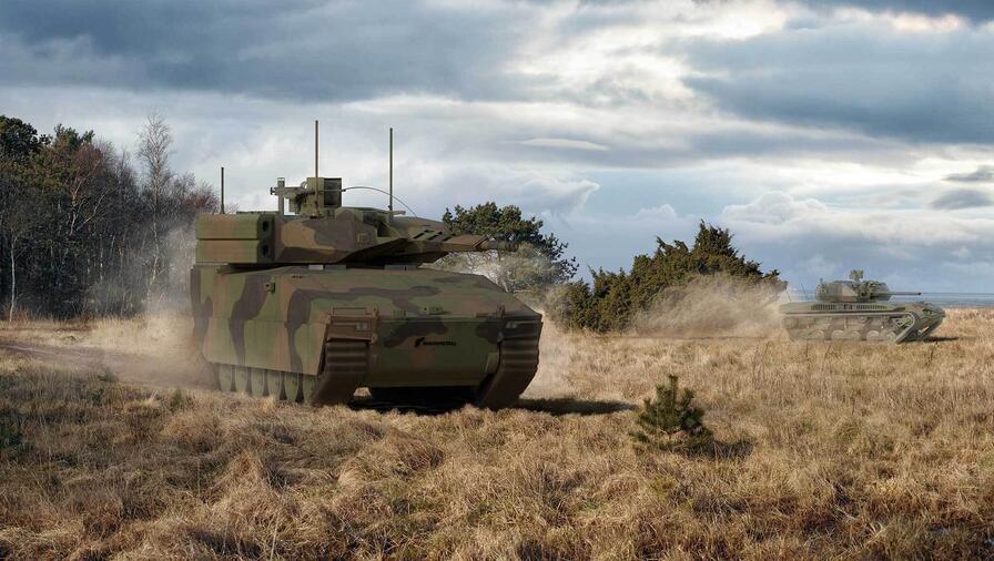 Rheinmetall XM30 | DISTRIBUTION STATEMENT A. Approved for public release (OPSEC-2026-225); distribution is unlimited